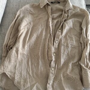 Zara Tan Blouse